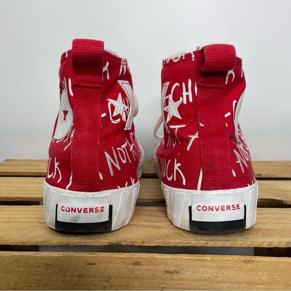 Converse Red High Tops Not a Chuck sneaker M9 W11 - Picture 6 of 11